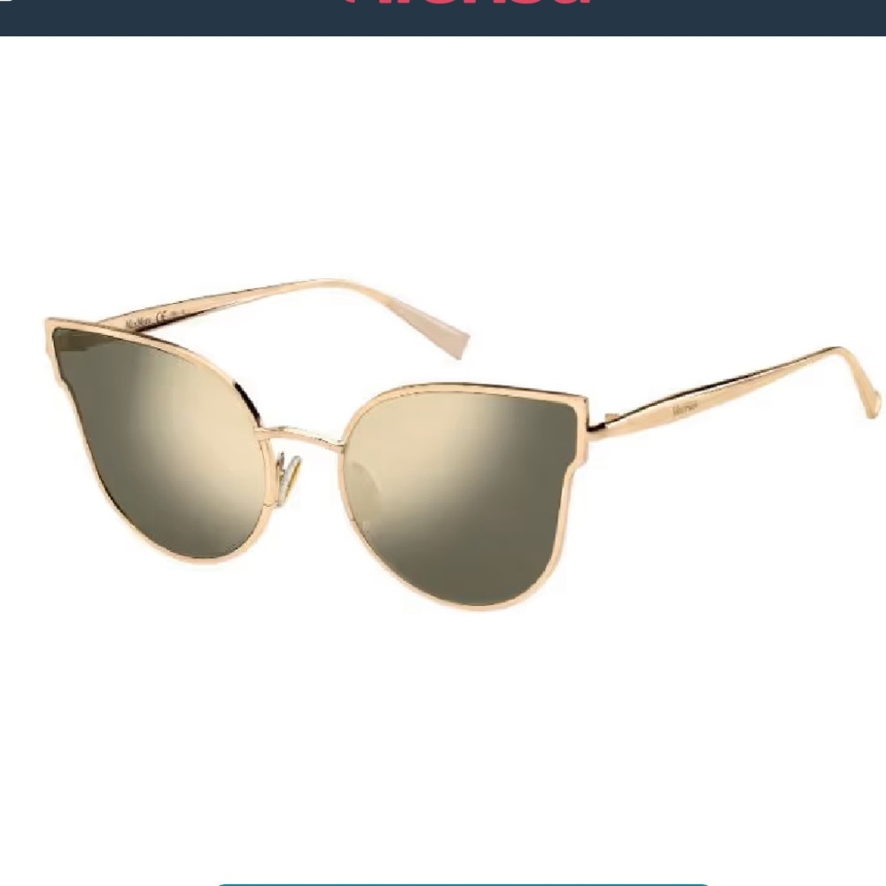MaxMara Women's Sunglasses with Gold Frame